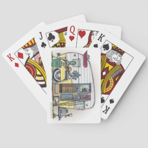 Baraja De Cartas Shasta Camper Trailer RV