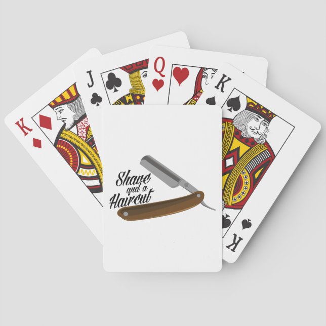 Baraja De Cartas Shave Razor (Reverso)