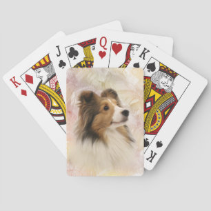 Baraja De Cartas Sheltie hace frente