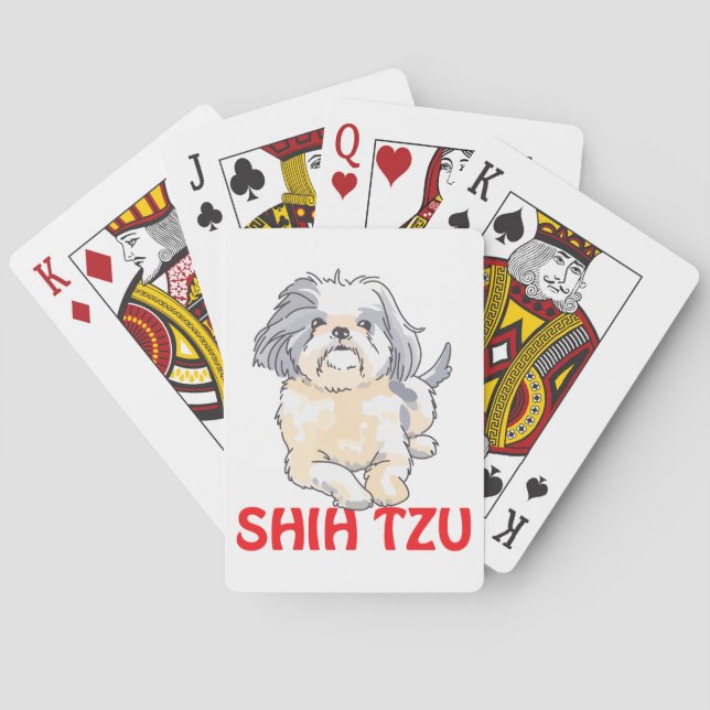 Baraja De Cartas Shih Tzu (Reverso)