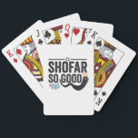 Baraja De Cartas Shofar Tan buen regalo de Navidad judío Hanukkah<br><div class="desc">chanukah,  menorah,  hanukkah,  dreidel,  jewish,  judaísmo,  feriado,  religión,  navidades, </div>