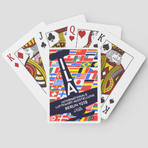 Baraja De Cartas Show Aéreo Internacional de 1928