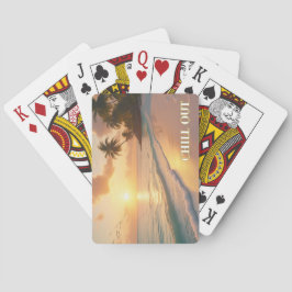 Baraja De Cartas Shuffle del amanecer: cuidado con la línea costera