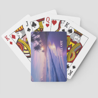 Baraja De Cartas Shuffle del amanecer: cuidado con las costas