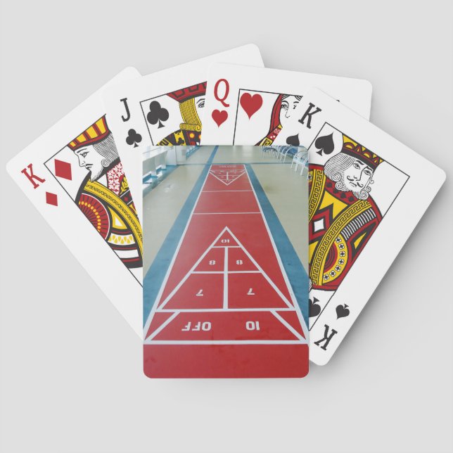 Baraja De Cartas Shuffleboard a bordo (Reverso)
