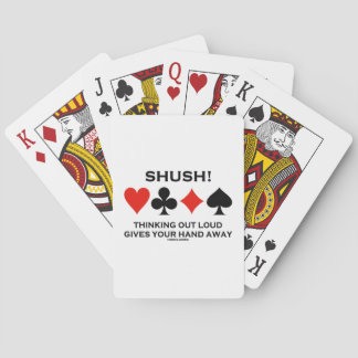 Baraja De Cartas ¡Shush! Pensar en voz alta te deja la mano