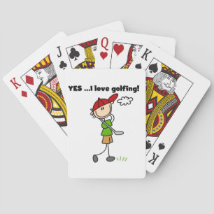 Baraja De Cartas Sí, amo jugar golf