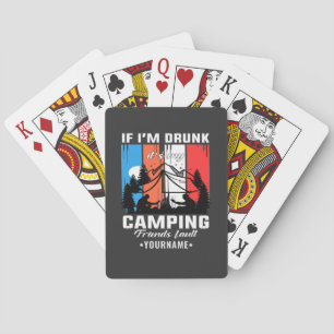 Baraja De Cartas Si estoy borracho, es culpa de mis amigos de campi