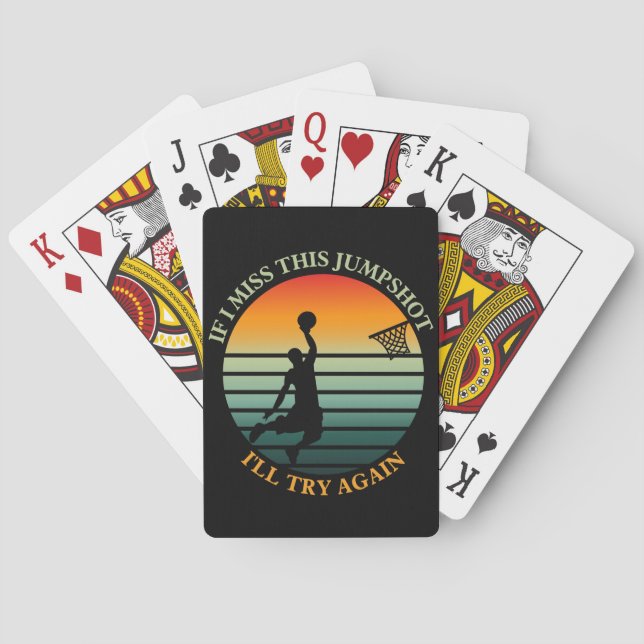 Baraja De Cartas si extraño este jumpshot voy a jugar las tarjetas  (Reverso)