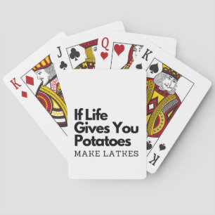 Baraja De Cartas Si la vida te da papas, ponte freno