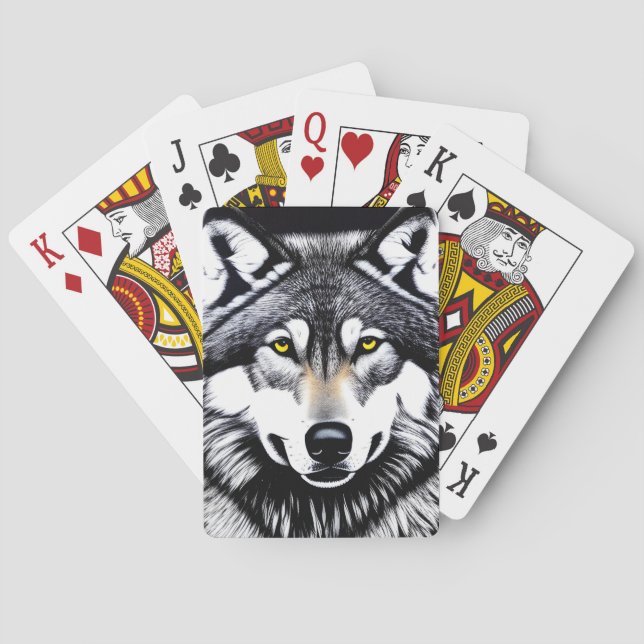 Baraja De Cartas Siberian Husky Dog (Reverso)