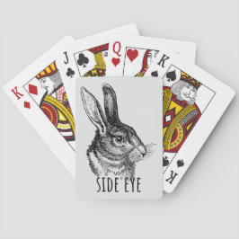 Baraja De Cartas Side Eye Funny Bunny