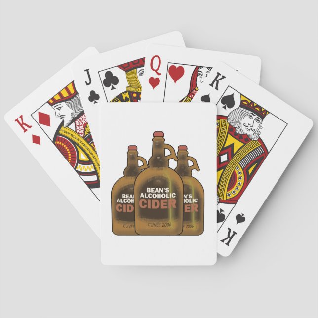 Baraja De Cartas Sidra de frijol (Reverso)