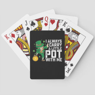 Baraja De Cartas Siempre llevo una pequeña olla conmigo, St Patrick
