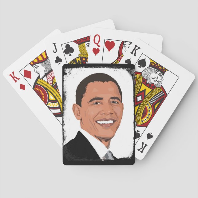 Baraja De Cartas Siempre mis tarjetas de presidente Barack Obama (Reverso)