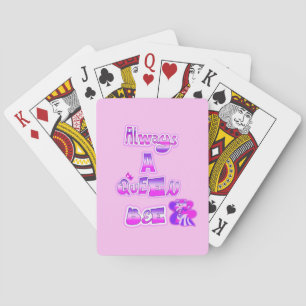 Baraja De Cartas Siempre una abeja reina rosa