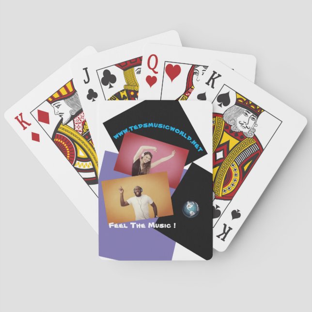 Baraja De Cartas Siente la música (Reverso)