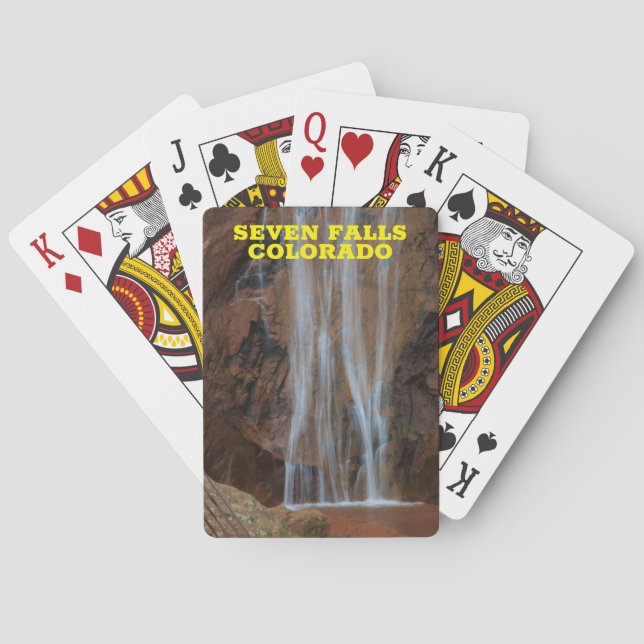 Baraja De Cartas Siete Cataratas Colorado (Reverso)