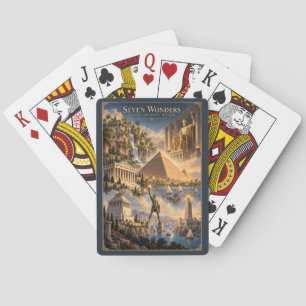 Baraja De Cartas Siete Maravillas del Arte Histórico Mundial