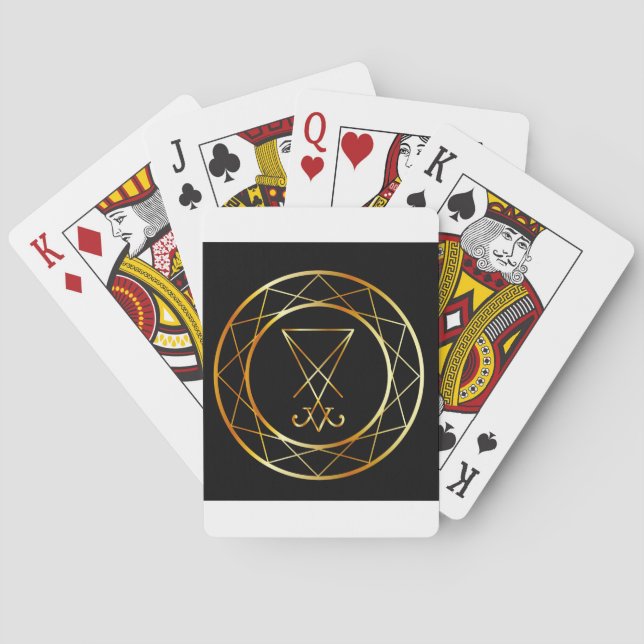 Baraja De Cartas Sigil de Lucifer (Reverso)