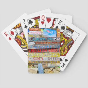 Baraja De Cartas Signo de distancia