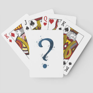 Baraja De Cartas Signo de interrogación