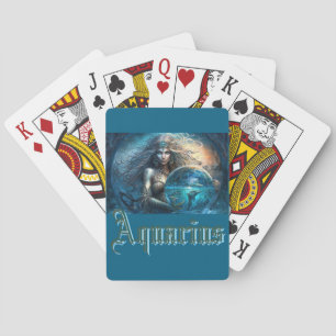 Baraja De Cartas Signo zodiacal de Acuario