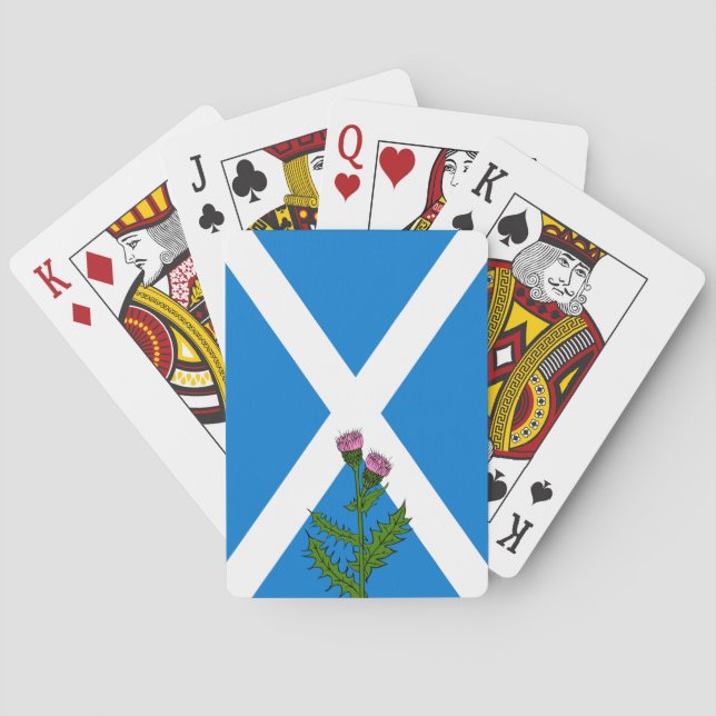 Baraja De Cartas Silbato escocés (Reverso)
