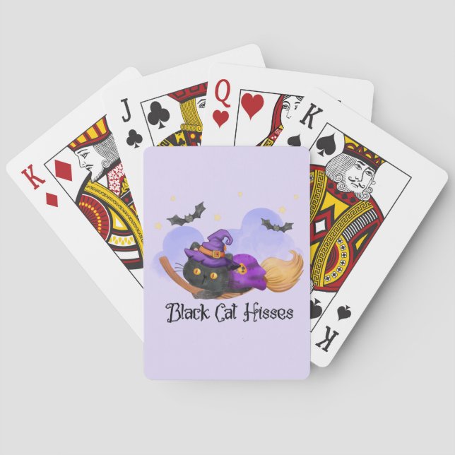 Baraja De Cartas Silbidos de gato negro (Reverso)
