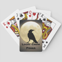 Baraja De Cartas Silhouette Black Crow y Moon Lucky Crow Poker