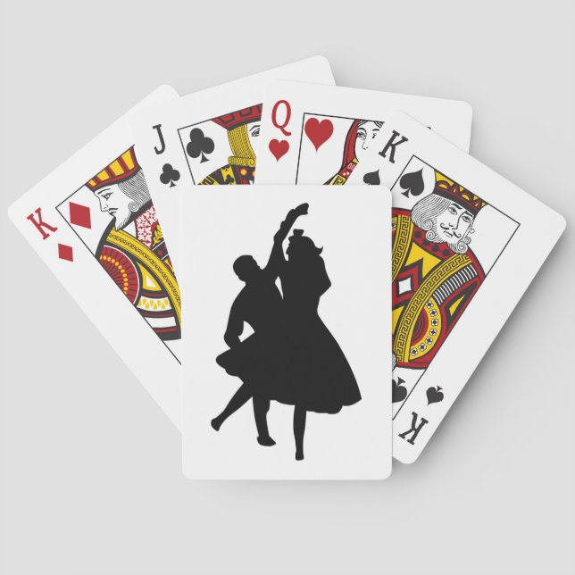 BARAJA DE CARTAS SILHOUETTE DANCERS (Reverso)