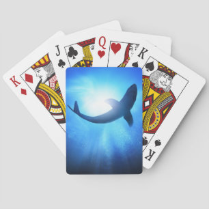 Baraja De Cartas Silhouette Deep Ocean Shark