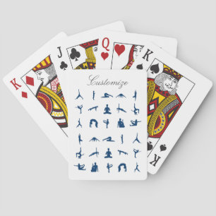 Baraja De Cartas Silhouette Yoga Poses Thunder_Cove
