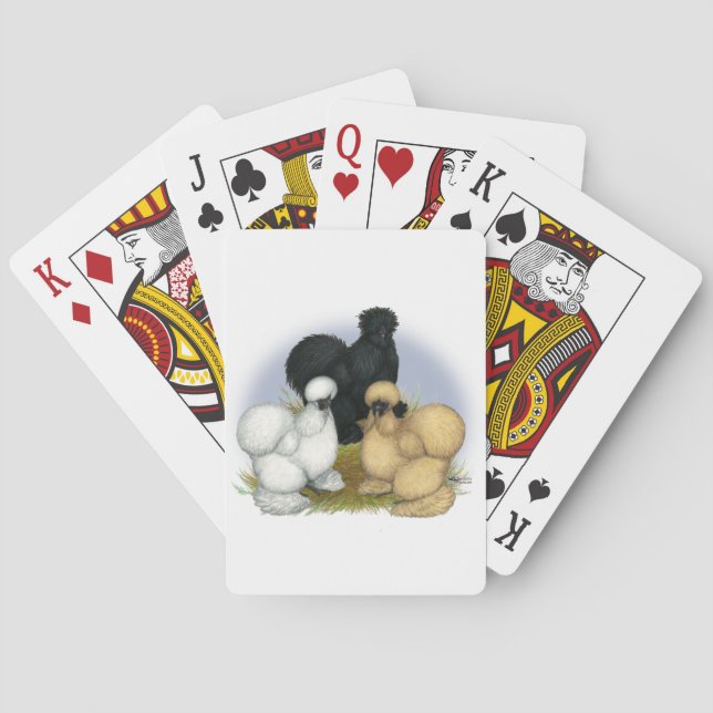 Baraja De Cartas Silkie Trio (Reverso)