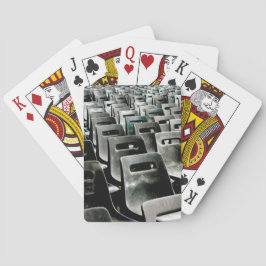 Baraja De Cartas Sillas grises Tarjetas de reproducción clásicas