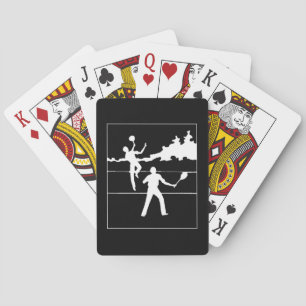 Baraja De Cartas Silueta retra del tenis