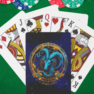 Baraja De Cartas Símbolo celestial de cabra de mar zodiaco Fantasy 