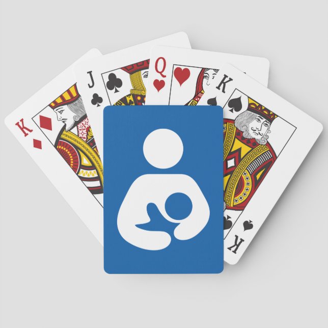Baraja De Cartas Símbolo de enfermería (Reverso)