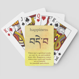 Baraja De Cartas Símbolo de felicidad