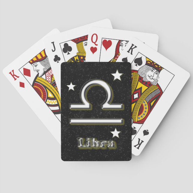 Baraja De Cartas Símbolo de Libra (Reverso)