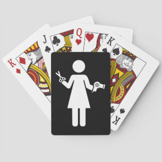 Baraja De Cartas Símbolo de peluquero