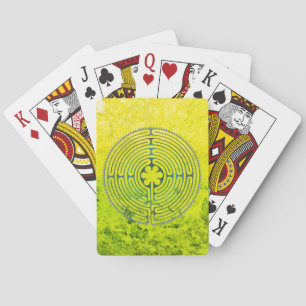 Baraja De Cartas Símbolo sagrado de geometría - Laberinto de Chartr