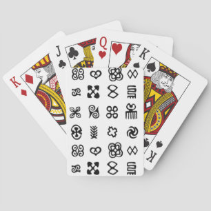 Baraja De Cartas Símbolos africanos de Adinkra