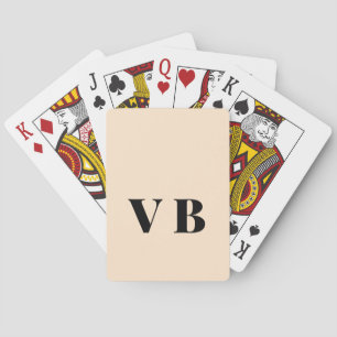 Baraja De Cartas simple minimal color sólido personalizado pastel p