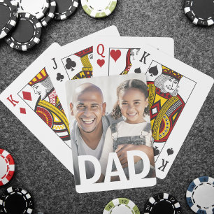 Baraja De Cartas Simple Papá Moderno Foto