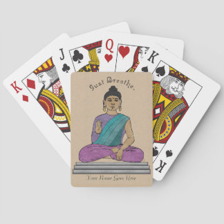 Baraja De Cartas Simplemente respira (carta personalizada)