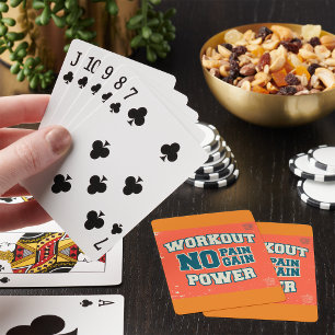 Baraja De Cartas Sin dolor sin ganancia Potencia de entrenamiento