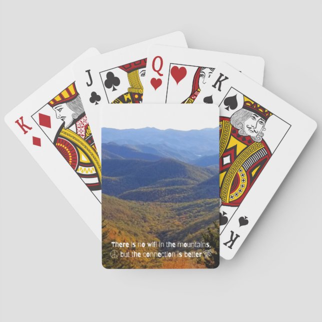 Baraja De Cartas Sin tarjetas de reproducción WIFI (Reverso)