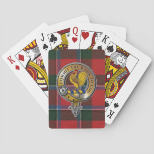 Baraja De Cartas Sinclair Tartan & Badge