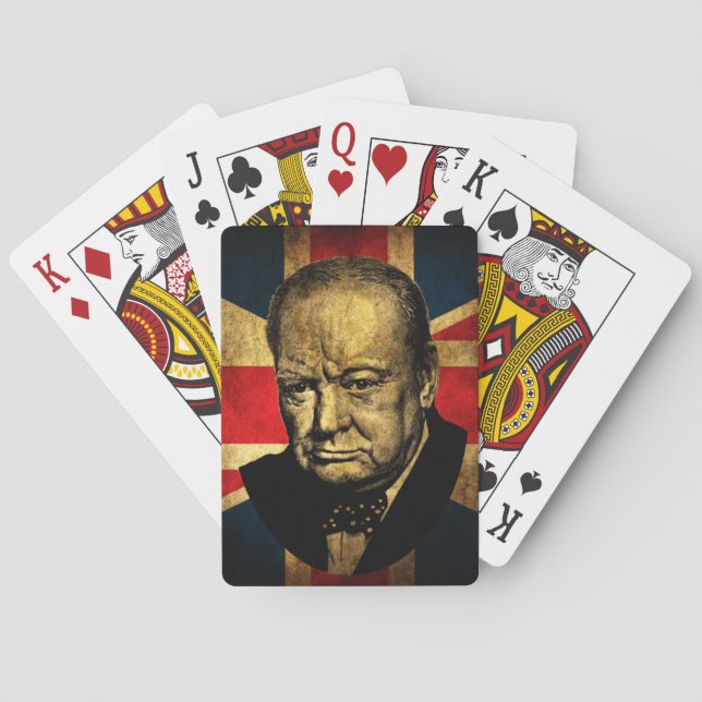 Baraja De Cartas Sir Winston Churchill (Reverso)